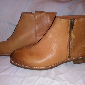 Sperry top sider brown leather ankle boot size 5.5